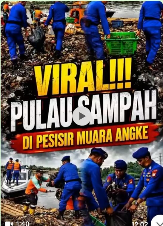 Ditpolairud Polda Metro Jaya Gelar Aksi Bersih Pesisir Muara Angke Bersama Dinas Lingkungan Hidup